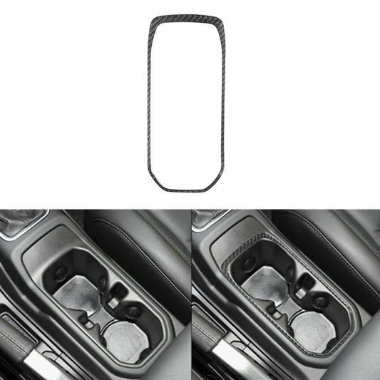 Carbon Fiber Beverage Holder Trim for Jeep for Wrangler JL 2018+ Gladiator 2020+