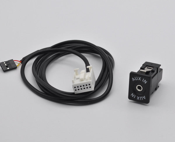 AUX auxiliary mp3 cable socket set for BMW Z4 E83 E85 E86 X3 E53 X5 for Mini Cooper