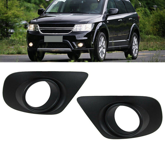 for Dodge Journey 2011 2012-18 Pait Front Driver Passenger Side Fog Light Cover