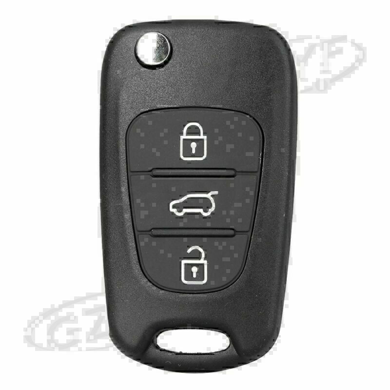 for KIA K2 K5 Fob Uncut 3 Button S161B Replacement Remote Control Key Fob Case