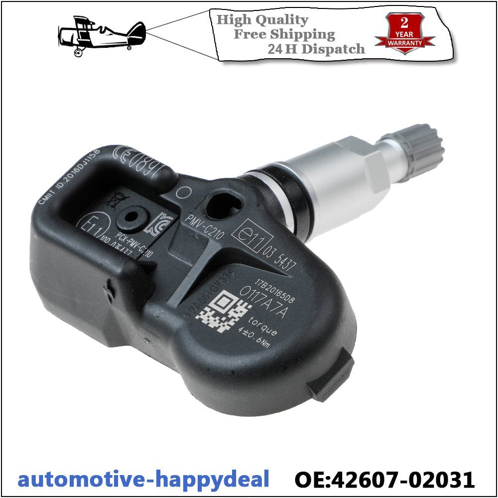 4PCS TPMS TYRE PRESSURE MONITOR SENSOR FITS for TOYOTA AURIS HYBRID 2012-2018
