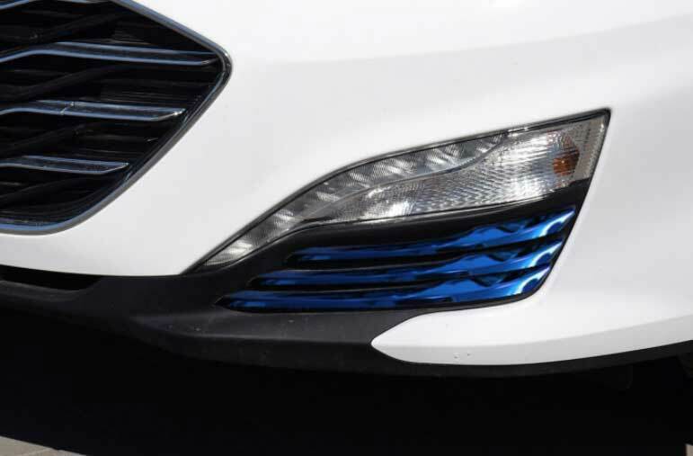 Blue Steel Light Strips Trim Front Bumper Fog Lamp for Chevrolet Malibu 2019-24