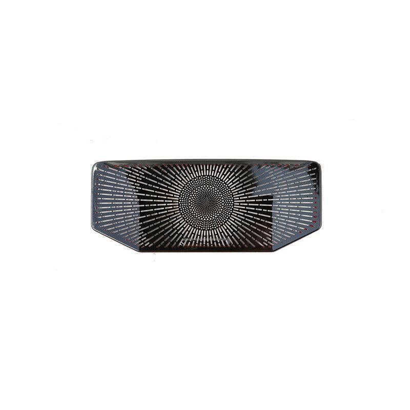 for Toyota RAV4 19-2024 Black Steel Front Reading Light Speaker Frame Horn Trim