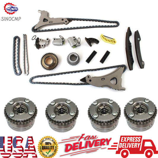 Camshaft Adjuster Timing Chain Kit Fit For M276 for Mercedes-Benz AMG Intake Exhaust