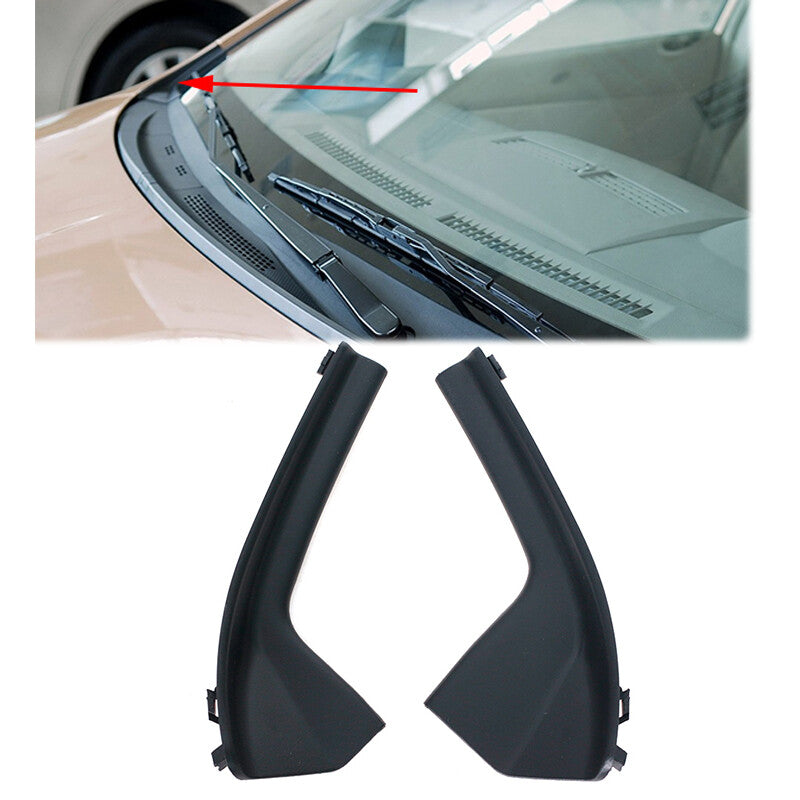 2PCS for Nissan Tiida 2006-10 Front Windshield Wrap Corner Wiper Side Trim Cover