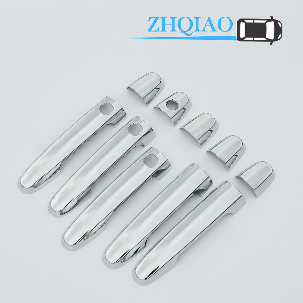 5 Pcs Chrome Door Handle Cover Fits for Toyota for Camry for Corolla Highlander 03-11