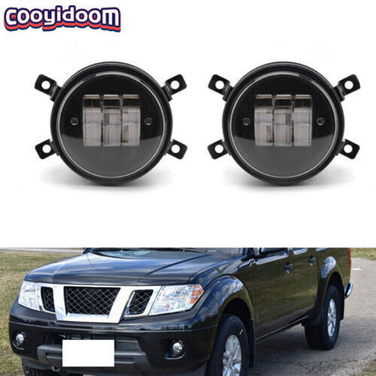 for Nissan Frontier 2010-19 Xterra 2005-15 LED Front Fog Light W/Bracket LHRH