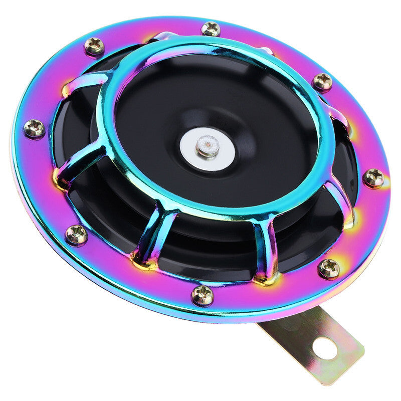 1x Motorcycle 115DB Super Loud Compact Electric Blast Tone Horn Color Kit