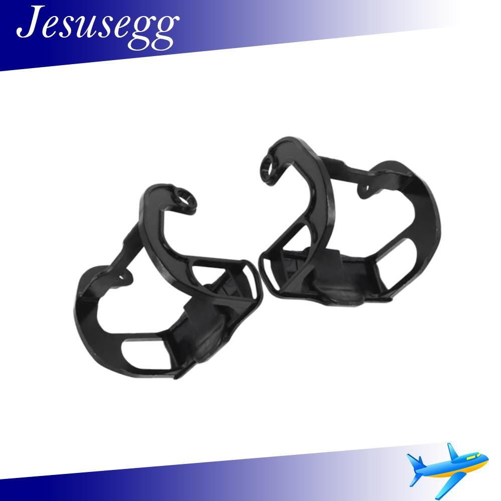 Pair For 2012-2015 F06 F12 F13 6 Series Black Headlight Washer Nozzle Bracket