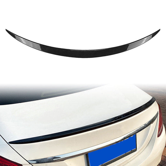 Tail Wing Rear Trunk Spoiler Carbon for Benz C-Class W205 C300 Sedan 2015-2021
