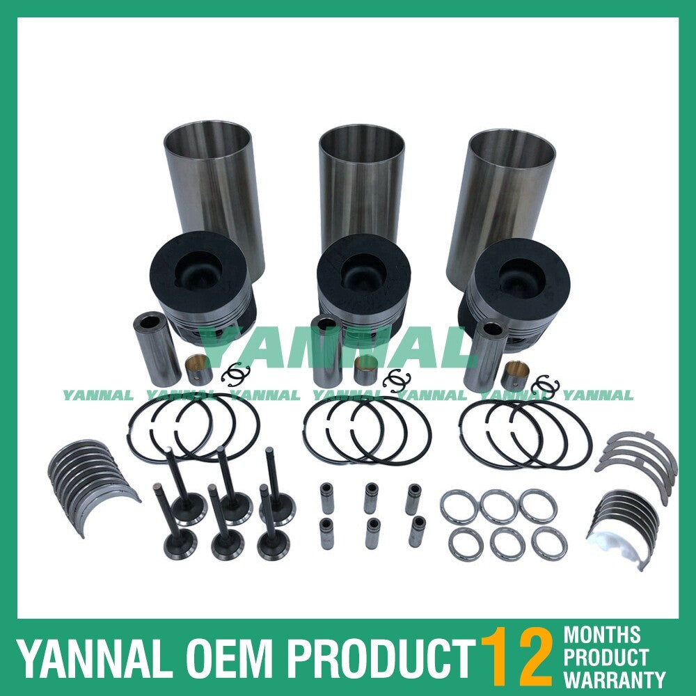new Kubota D3200 rebuild and overhaul kit with engine bearings and valves