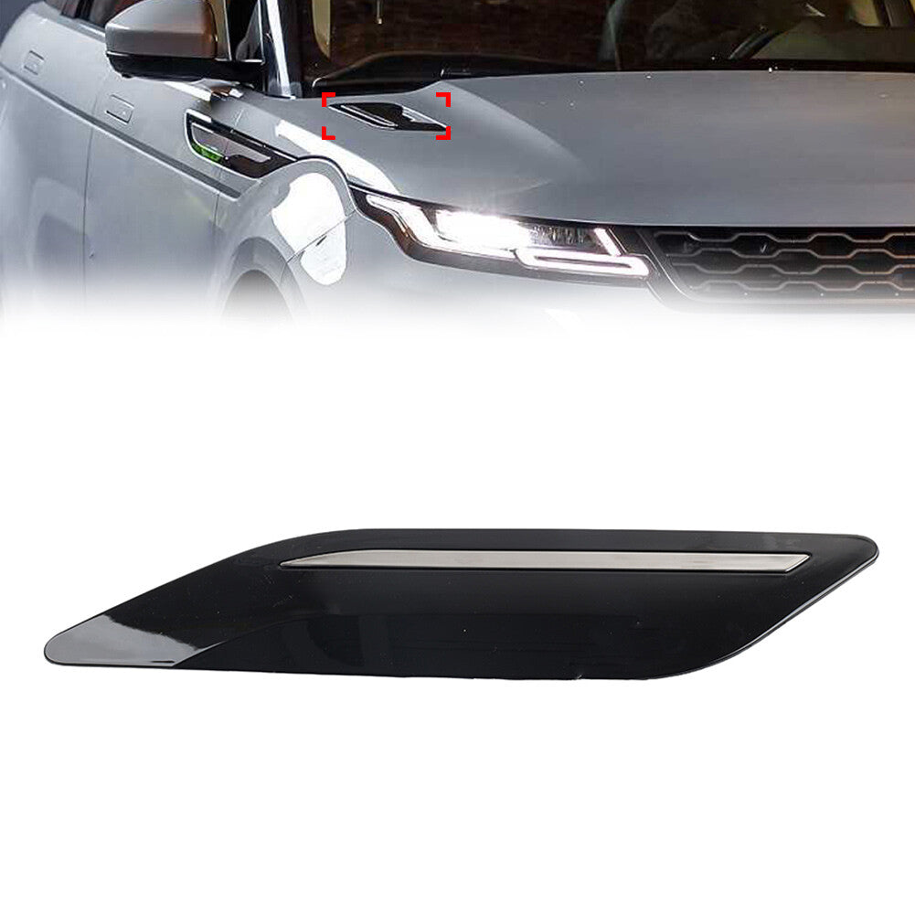 Silver Hood Engine Air Vent Outlet Cover Right Side for Range Rover Evoque 20-23