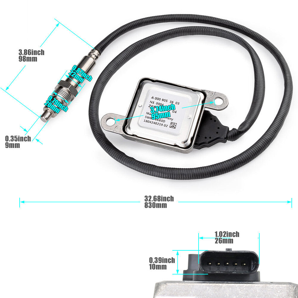 1x Nitrogen Oxide Nox Sensor for 2010-2015 for Mercedes-Benz ML350 GL350 3.5L 3.0L