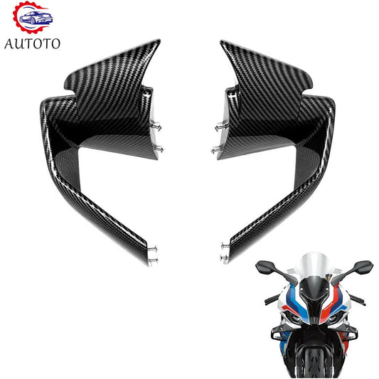 Front Spoiler Fixed Wind Winglet for BMW M1000RR S1000RR 2019-2022 Carbon Fiber
