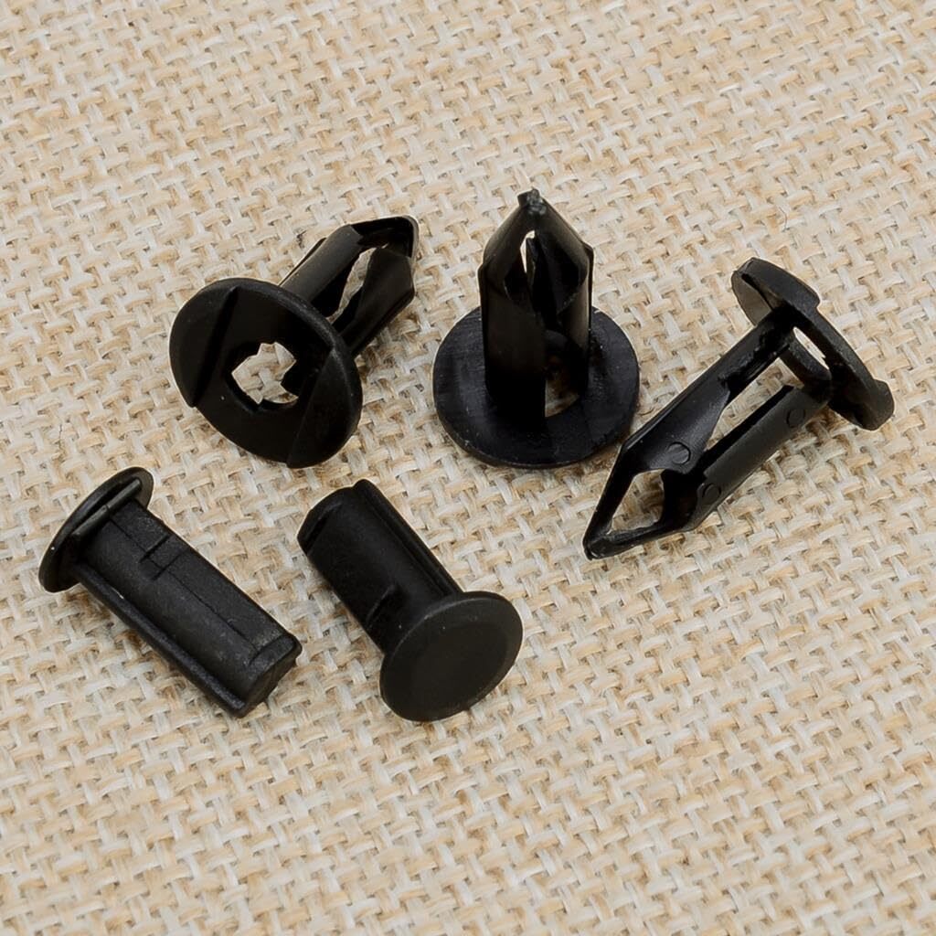 50-piece pack of fender liners, wheel arch liners, and splash guard nut clips for Mercedes-Benz
