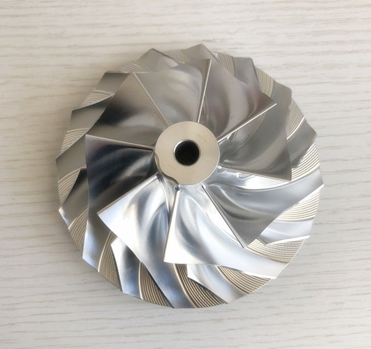 HE551/HX55 71.75/109.00mm 8+8 blades billet compressor wheel