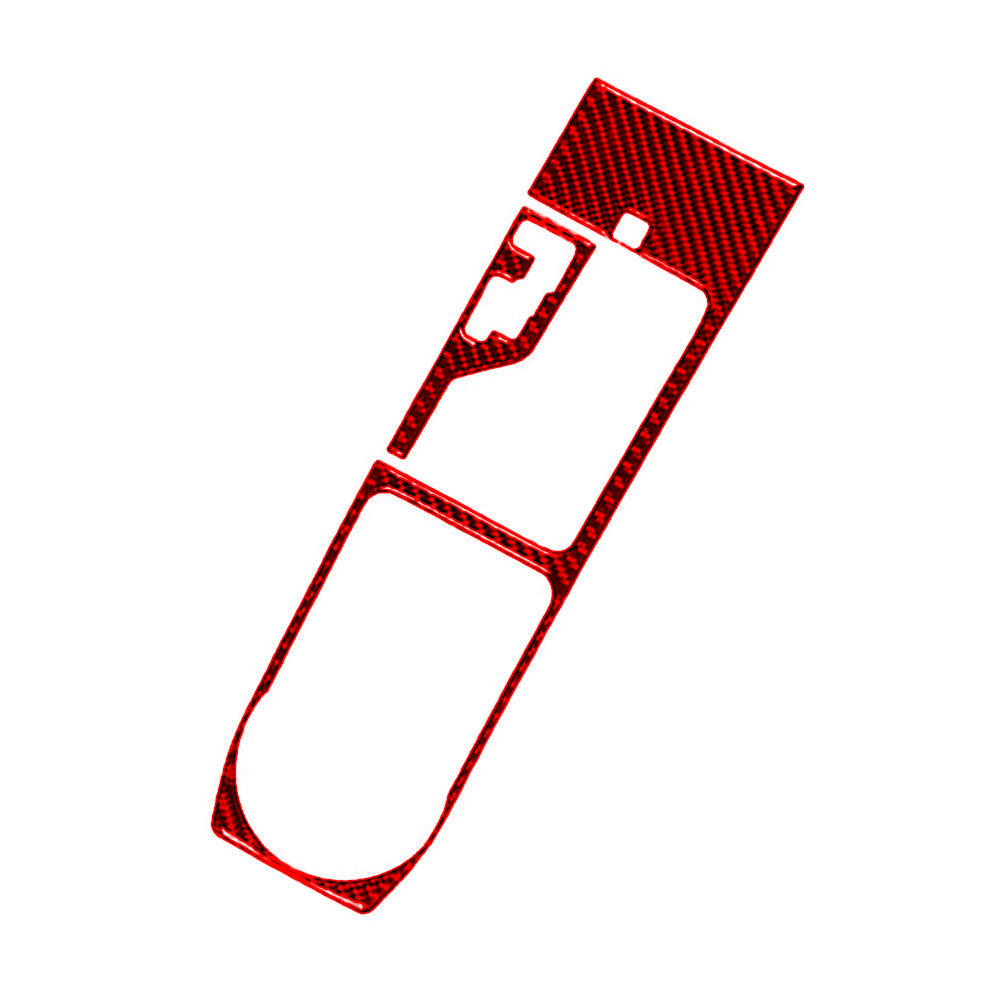Red Gear Shift Panel Cover Sticker Carbon Fiber for Toyota Tacoma 2016-2021