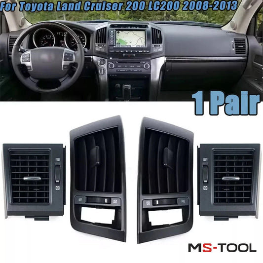 4x A/C Air Conditioner Vent Outlet for Toyota for Land Cruiser 200 LC200 2008-2013