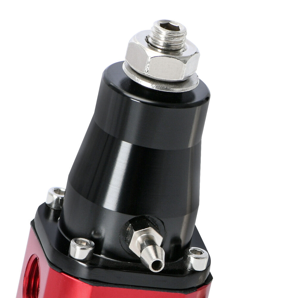 Inline Fuel Pressure Regulator Adjustable Motive 3-65psi 3 Port 3/8NPT Universal