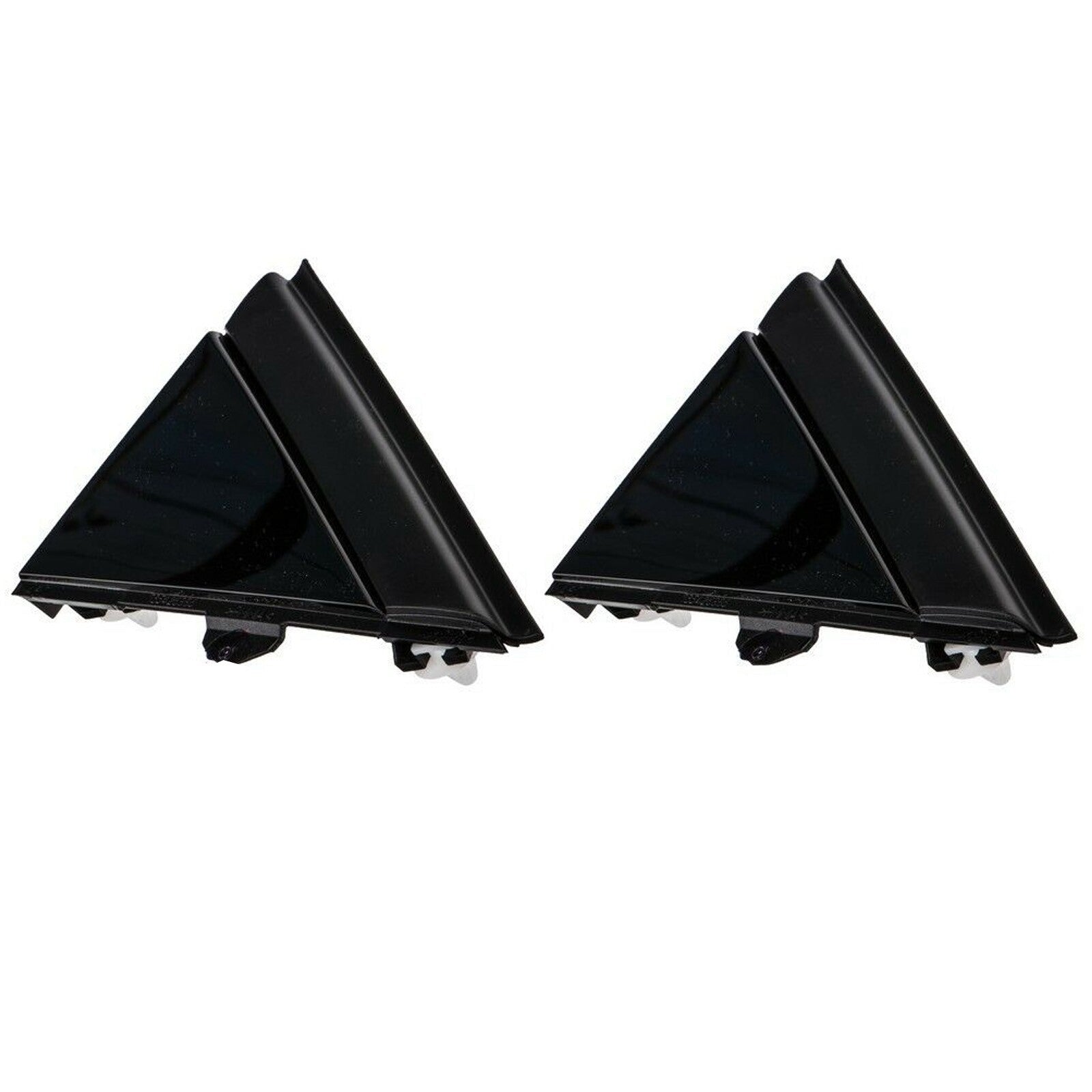 For 1SH16KX7AA for FIAT 500 Matte Black Left + Right Door Mirror Flag Cover Moldings