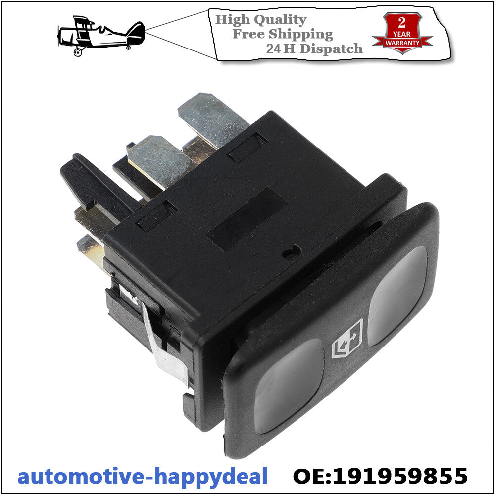 2X ELECTRIC WINDOW SWITCH 191959855 C400 for VW for GOLF MK2 GTI