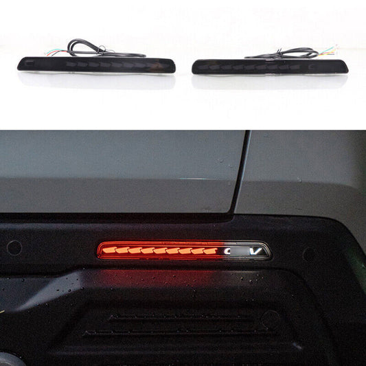for Honda CRV CR-V 23-24 Smoked LED Rear Fog Light Lamp Tail Bumper Light Sets
