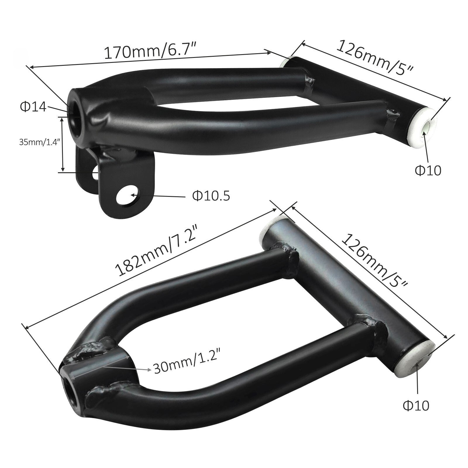 Go-kart upper control arm front suspension shock absorber wheel hub electric all-terrain vehicle 4-wheel vehicle
