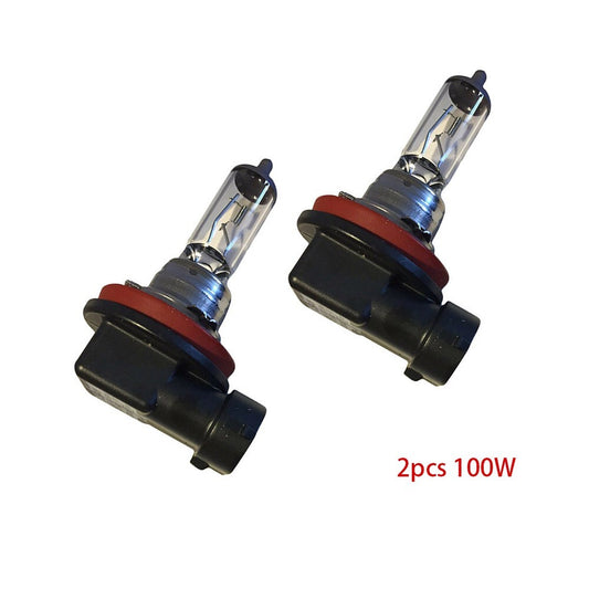 Reliable performance H11 12V 100W halogen bulbs for automotive headlights (2pcs)