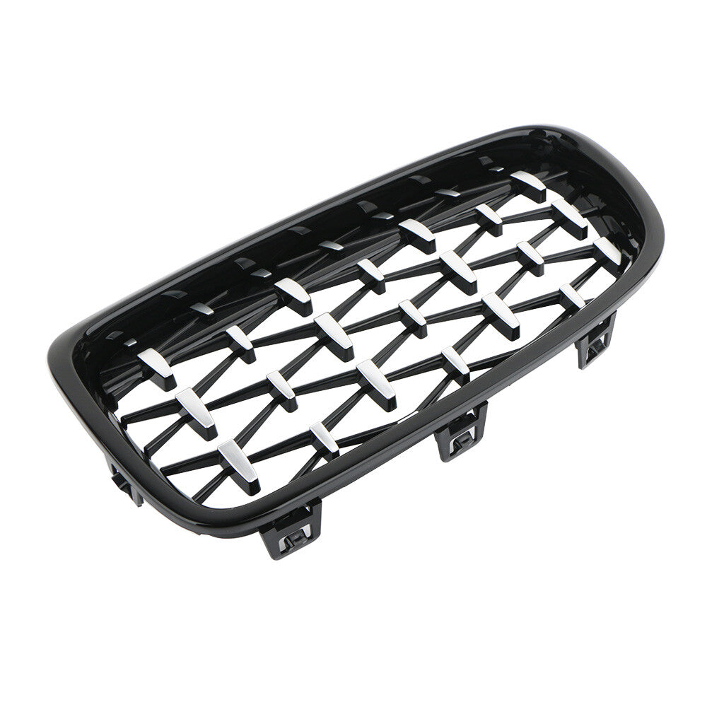 Diamond-patterned front kidney grille with barbecue-style bumper suitable for 2013-2018 for BMW F30 320i 328i