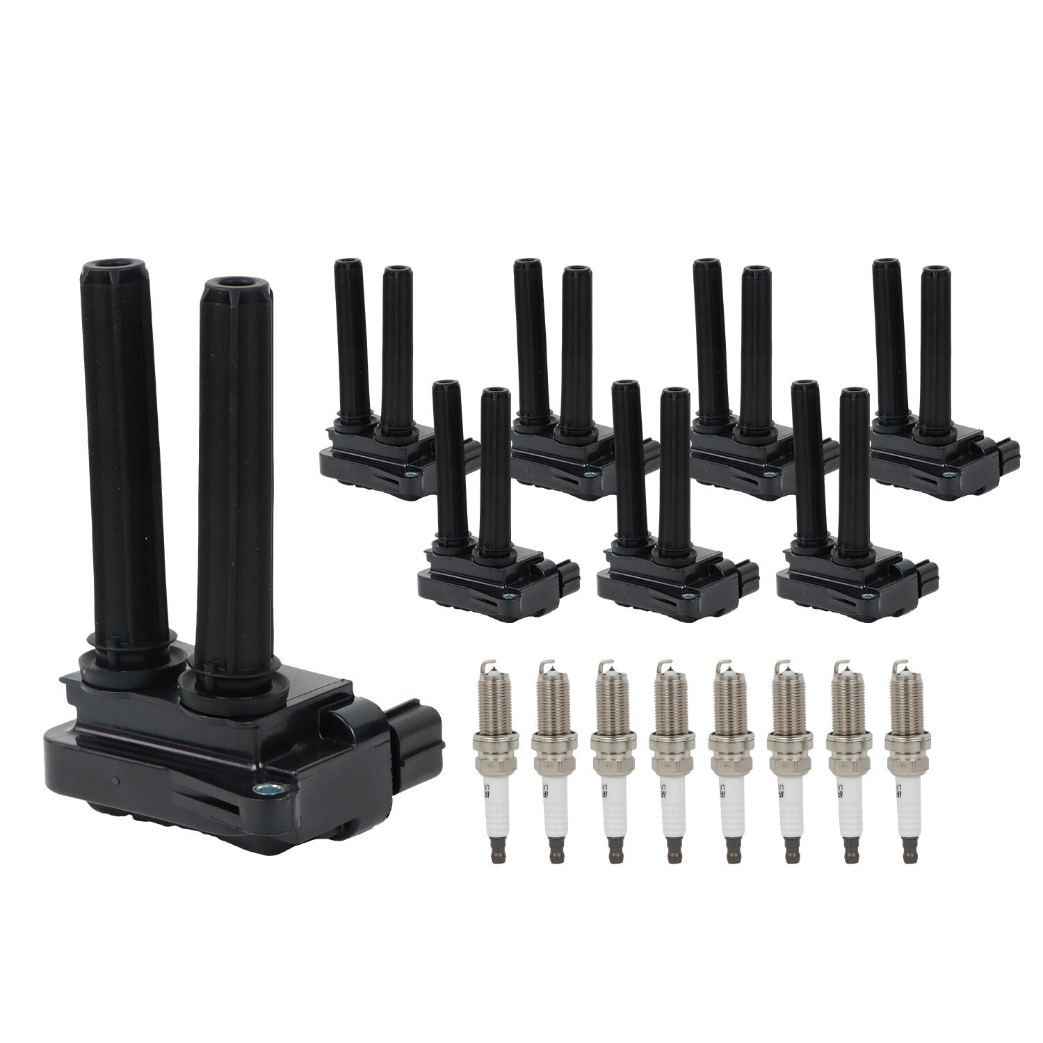 8PCS Ignition Coil  Iridium Spark Plug for Dodge Charger for RAM 1500 5.7L V8 UF504