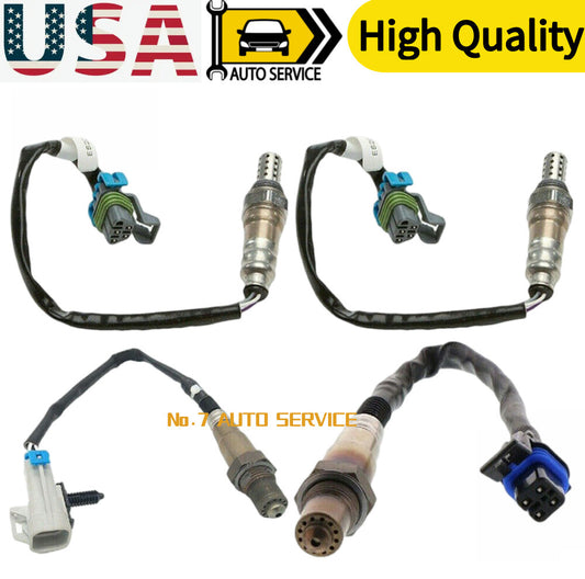 4pcs Oxygen Sensor For Auto Trans 2010 2011 2012 for Chevrolet Camaro 3.6L V6