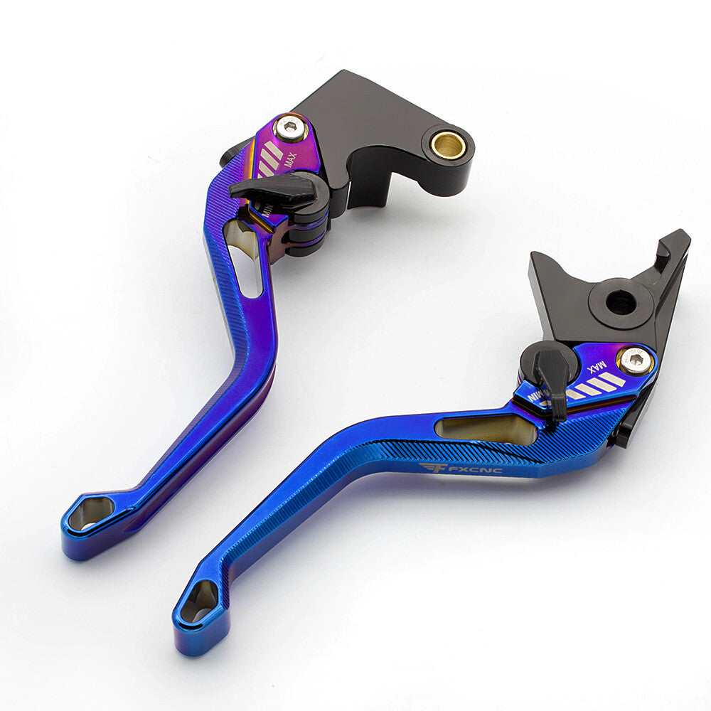 Adjustable brake and clutch lever for Suzuki GSXR1000 2007-2008 electroplated motorcycles.
