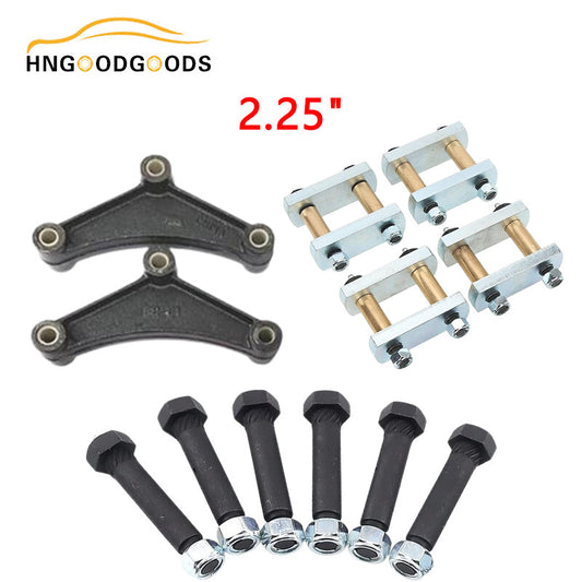 2.25-inch heavy-duty suspension kit for 1-3/4-inch wide tandem axle trailer suspension