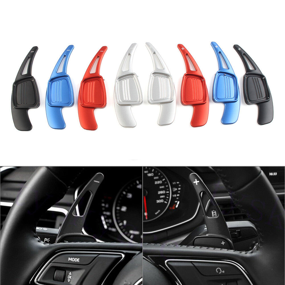 2xSteering Wheel Shift Paddle Shifter Fit for Audi A3 A4L for A5 A6L S3 S4 Q2 Q5L Q7 TTS
