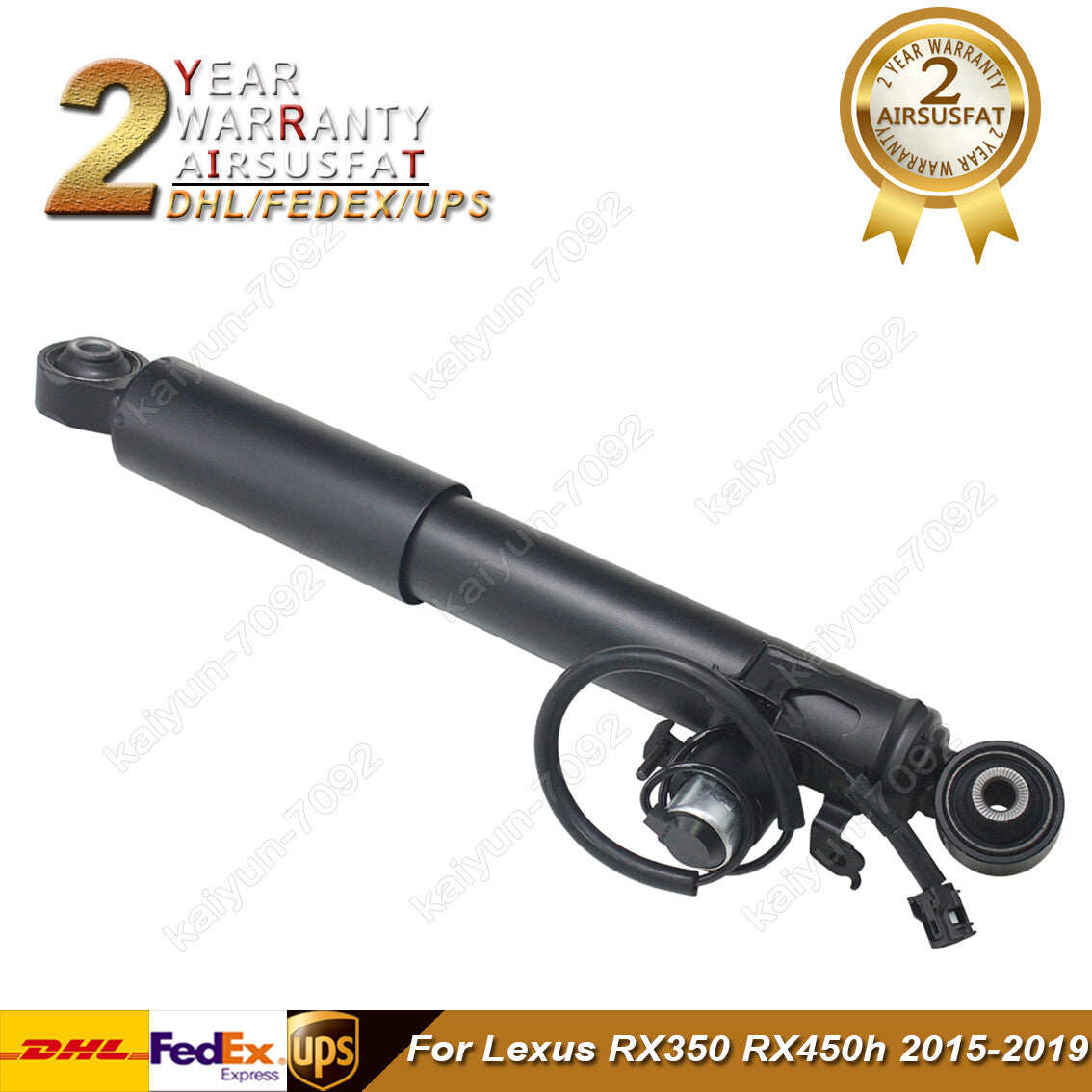 for Lexus RX350 RX450h 2015-2019 Rear Left Shock Absorber w/Electric 48540-48392
