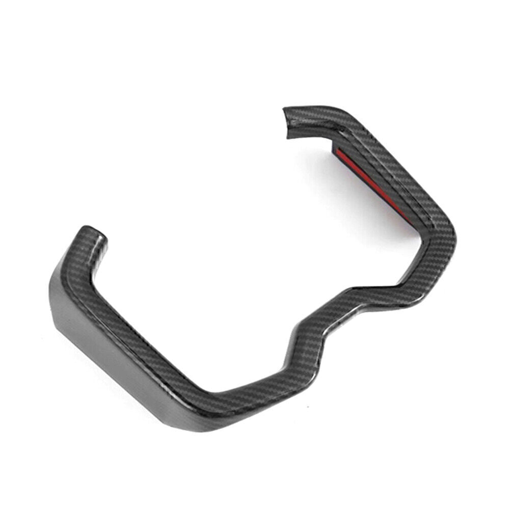 Inner Water Cup Holder Frame Cover Trims For 2019 2020 for Toyota RAV4 Carbon Fiber