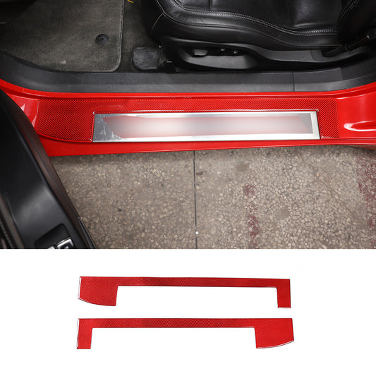 Orange ABS interior 4-door handle frame cover trim for Ford Maverick 2022-2023 USA