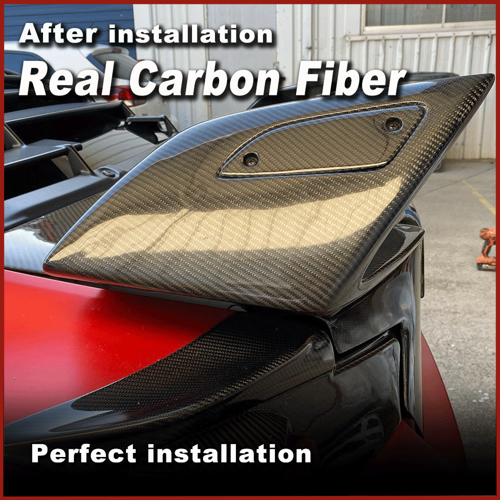 for Toyota GT86 for Subaru BRZ Coupe 2013-21 REAL CARBON Rear Trunk Spoiler Wing Lip