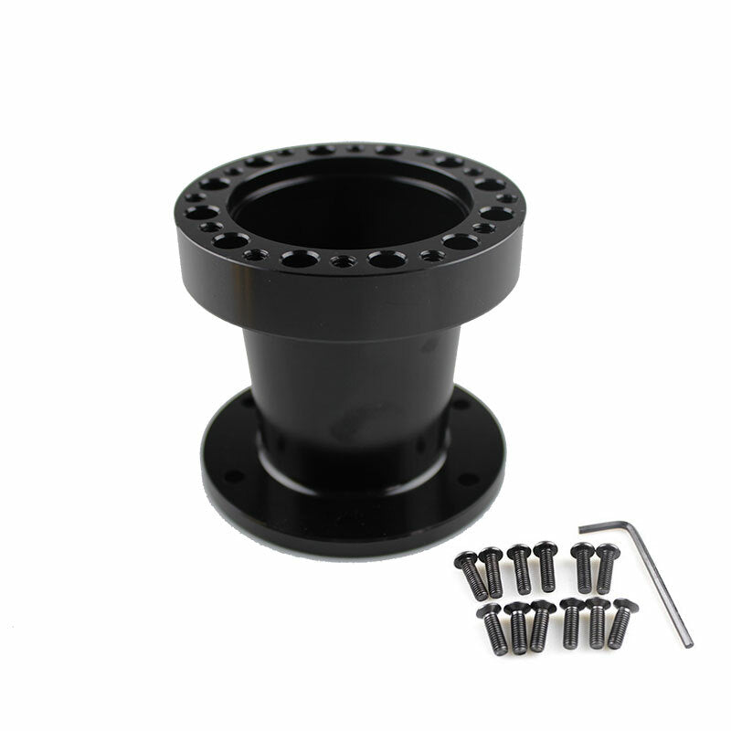 3 76mm Universal Steering Wheel Hub Spacer Adapter 6 Hole Adapter Boss Kit