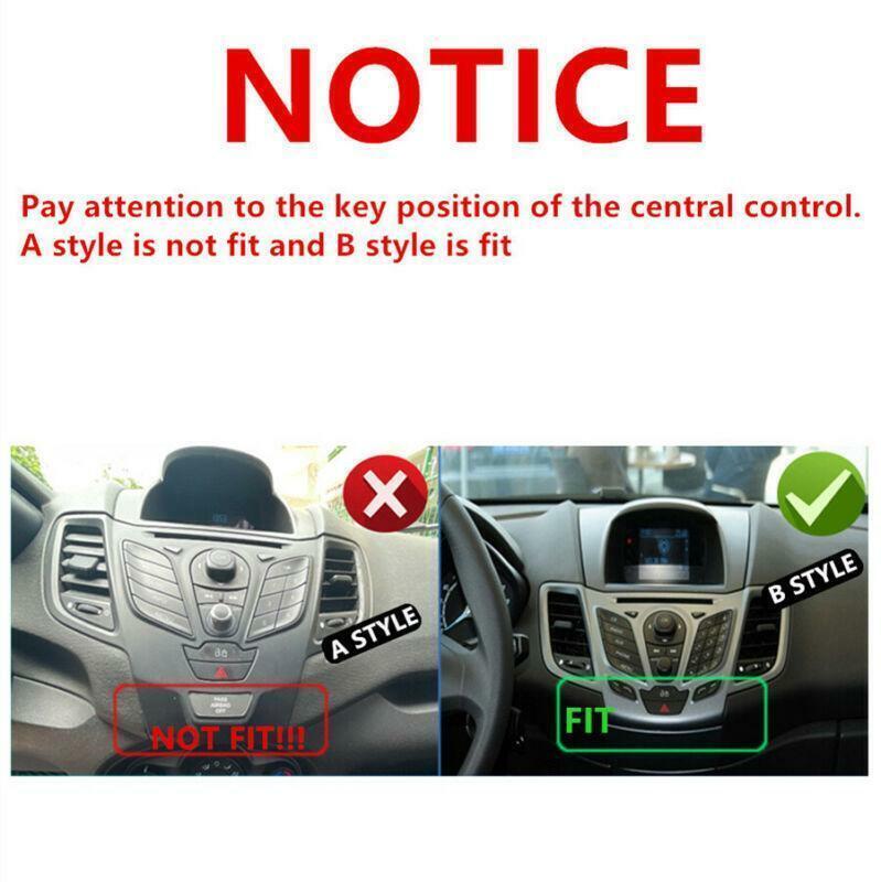 Stereo Radio GPS NAVI 9.7 Vertical Android 10.1 2009-2016 Fits for Ford Fiesta