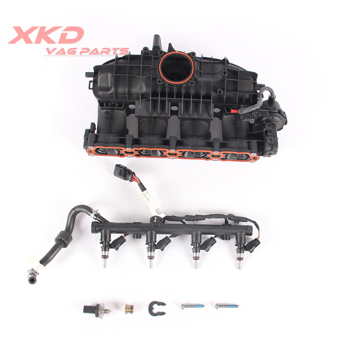 Intake Manifold Fuel Injection Rail Kit Fit for VW Atlas for Tiguan for Audi Q3 Q5 Q7