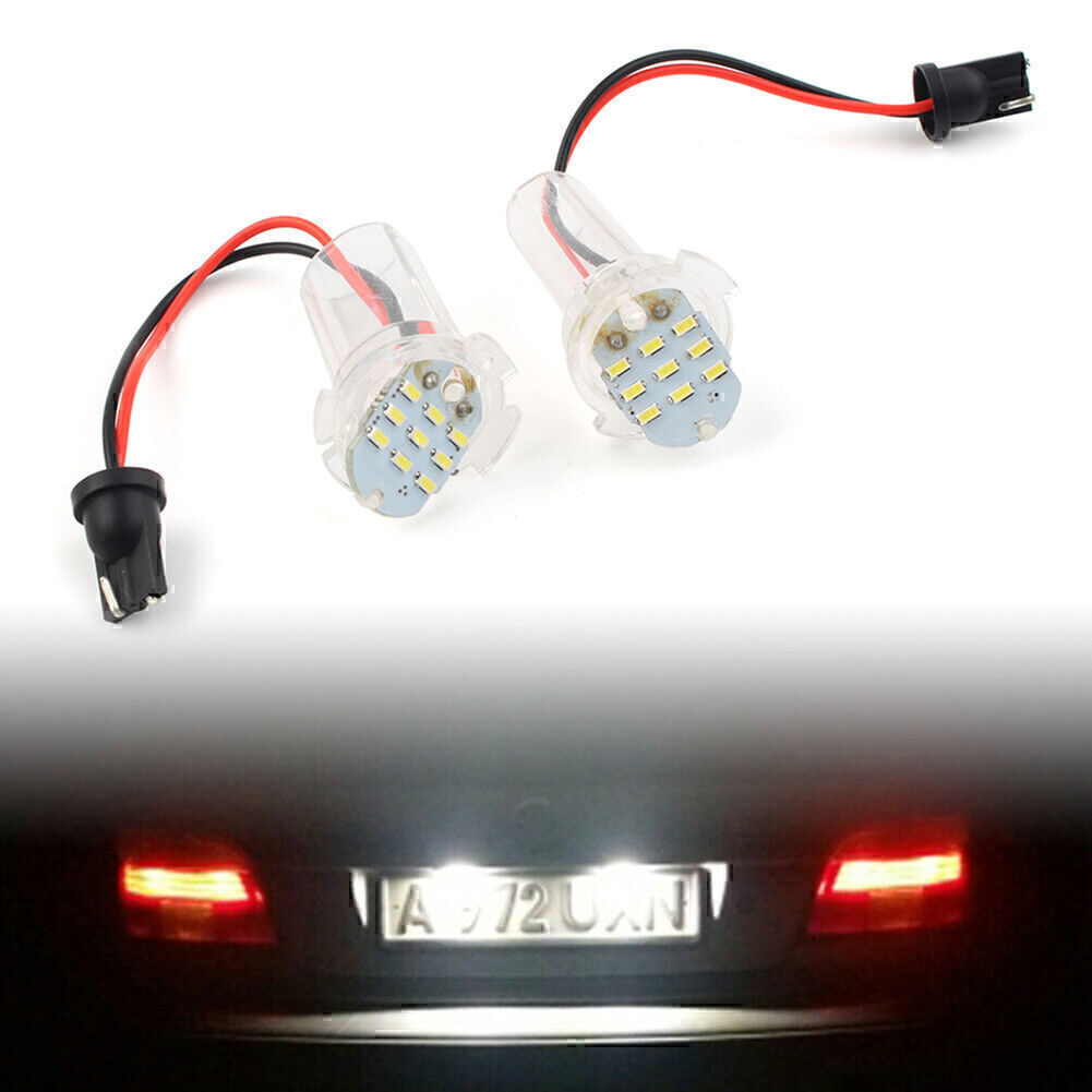 2X White LED License Number Plate Light for TOYOTA for Corolla Alphard Atis IST