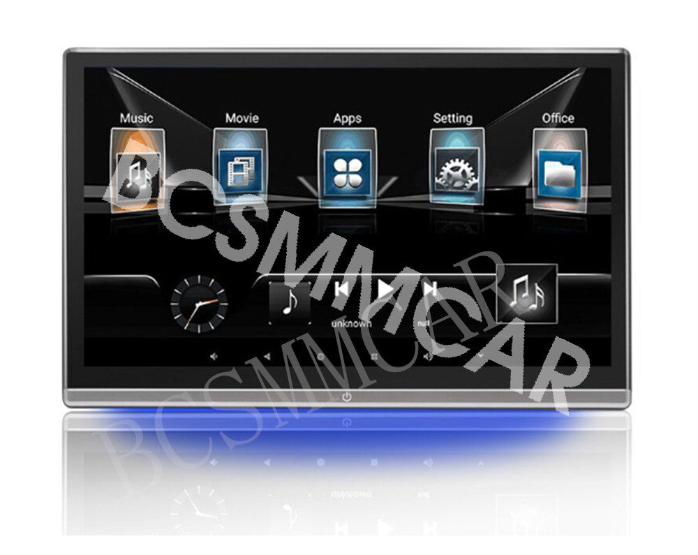 2x 11.6Inc Car Headrest Player Rear Auto Monitor Video USB WIFI BT Androind 11