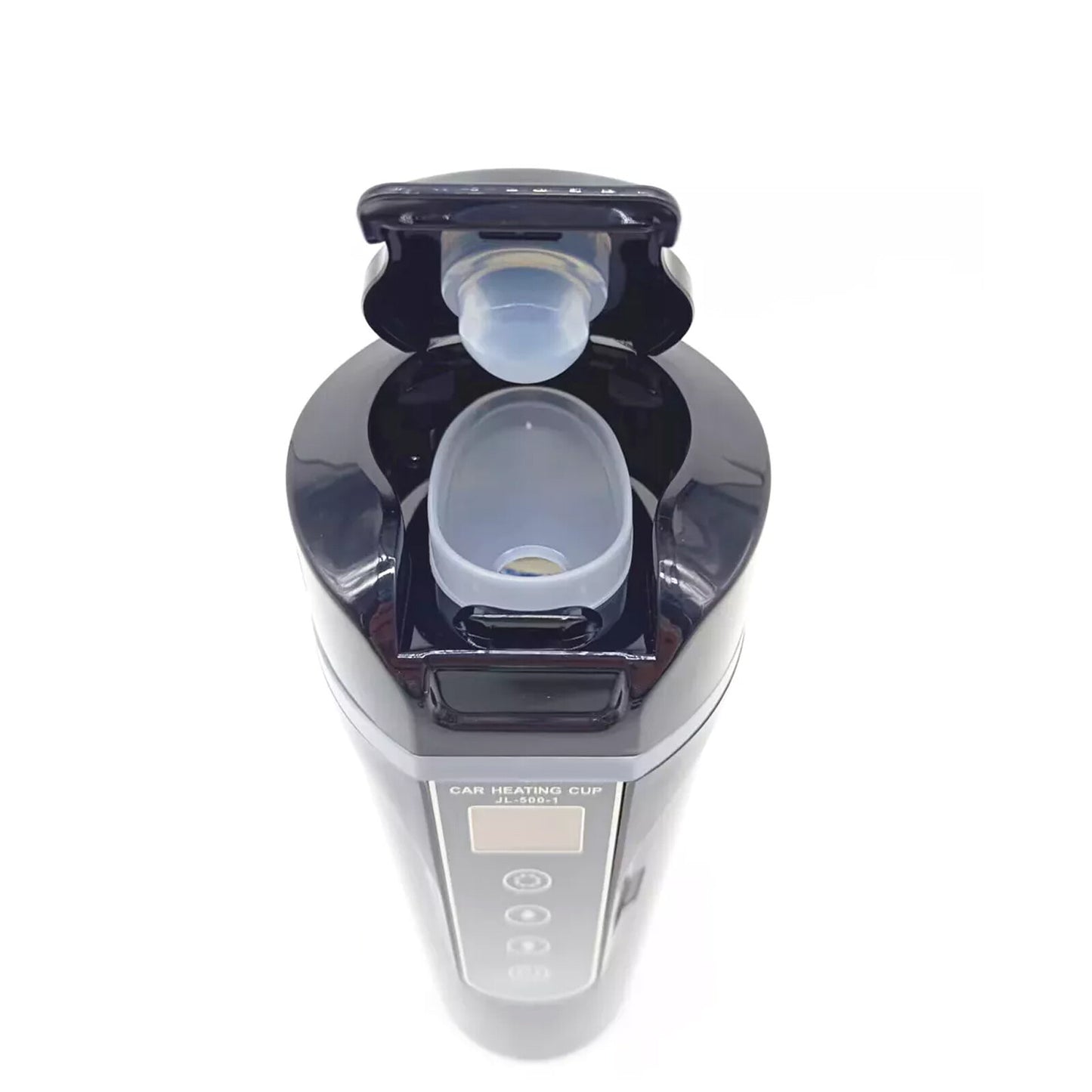 12V-24V Portable Car Heating Cup 304 Stainless Steel Cup LCD Display Temperatune