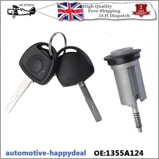 for Vauxhall Astra G for Corsa B-C Combo Ignition Barrel Switch 2 Keys 93172805