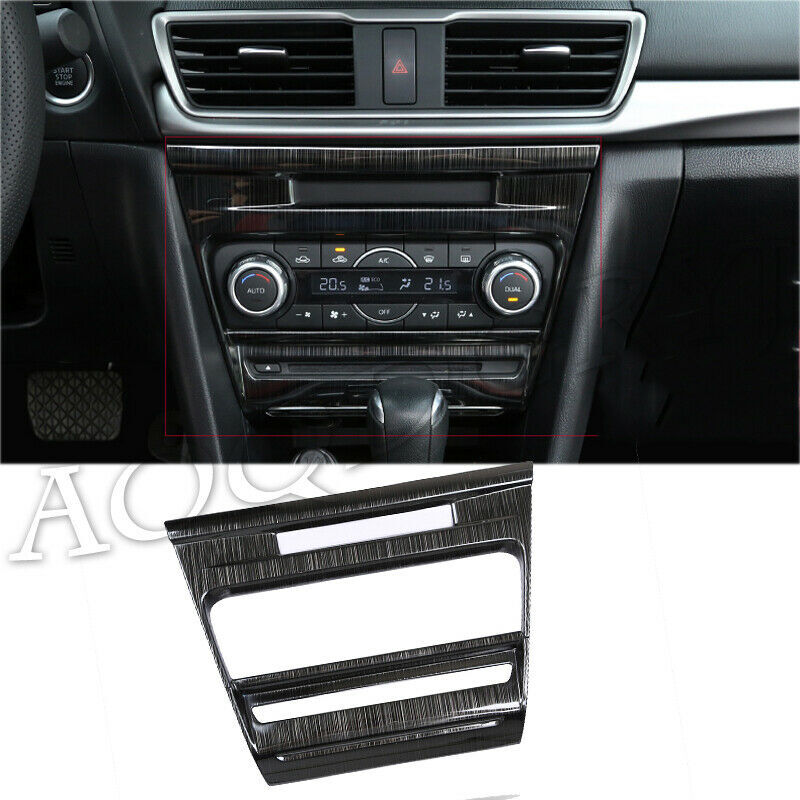 for Mazda 3 Axela 2017-2018 Stainless Central Console Panel Moulding Trim Decor