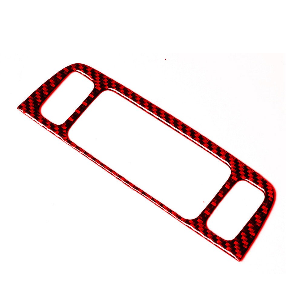 Red Carbon Fiber Front Roof Reading Light Trim Cover for Subaru Forester 2005-08