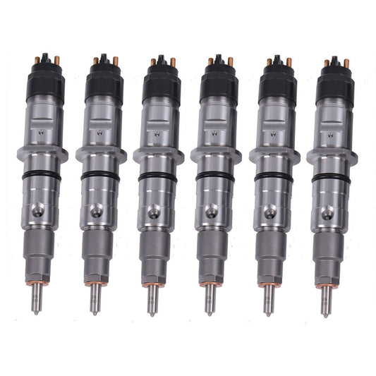 6pcs Fuel Injector 4994541 0445120199 for ISLE_EU4 Engine