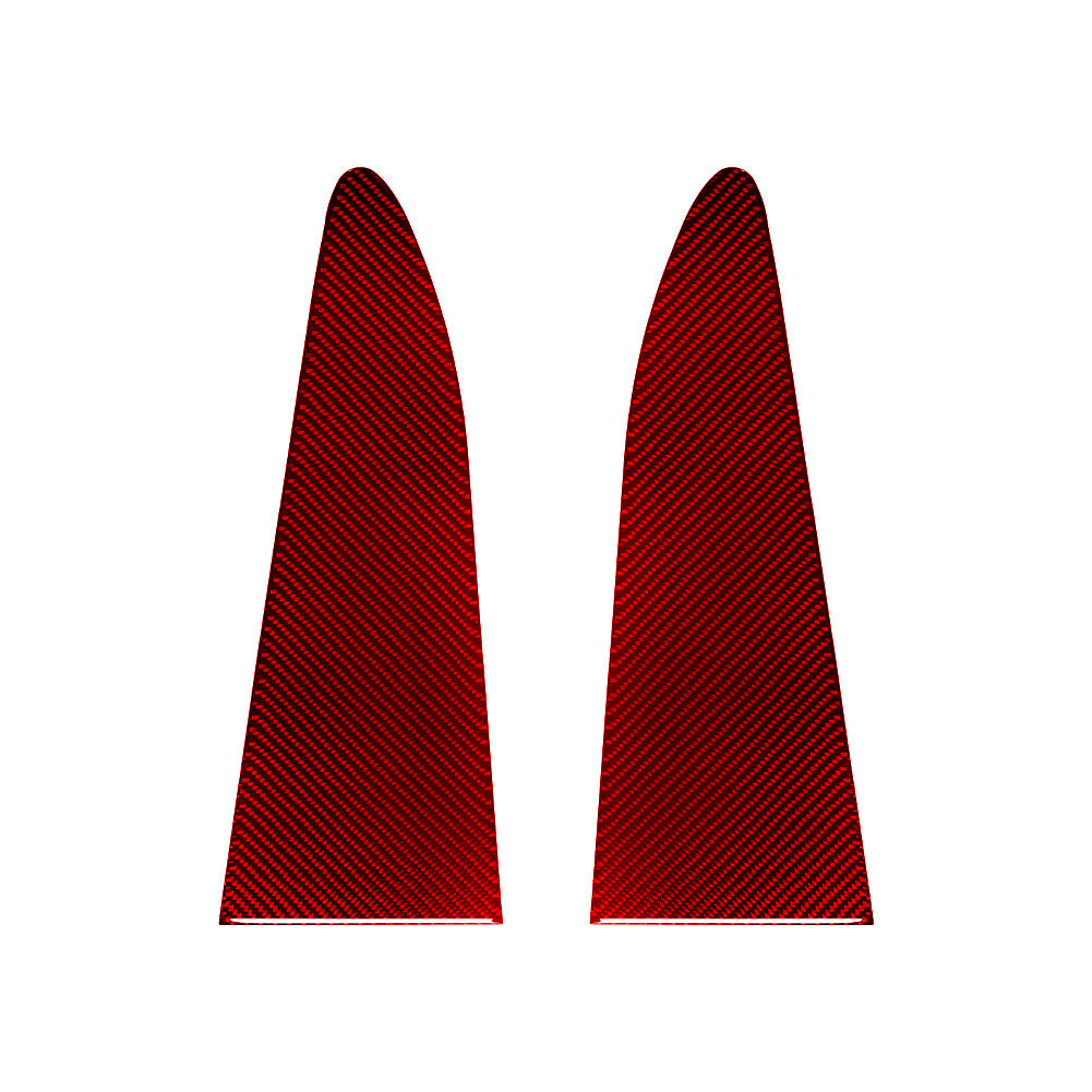 4X Red Carbon Fiber Center Console Side Frame Trim for Dodge Durango 2014-2020