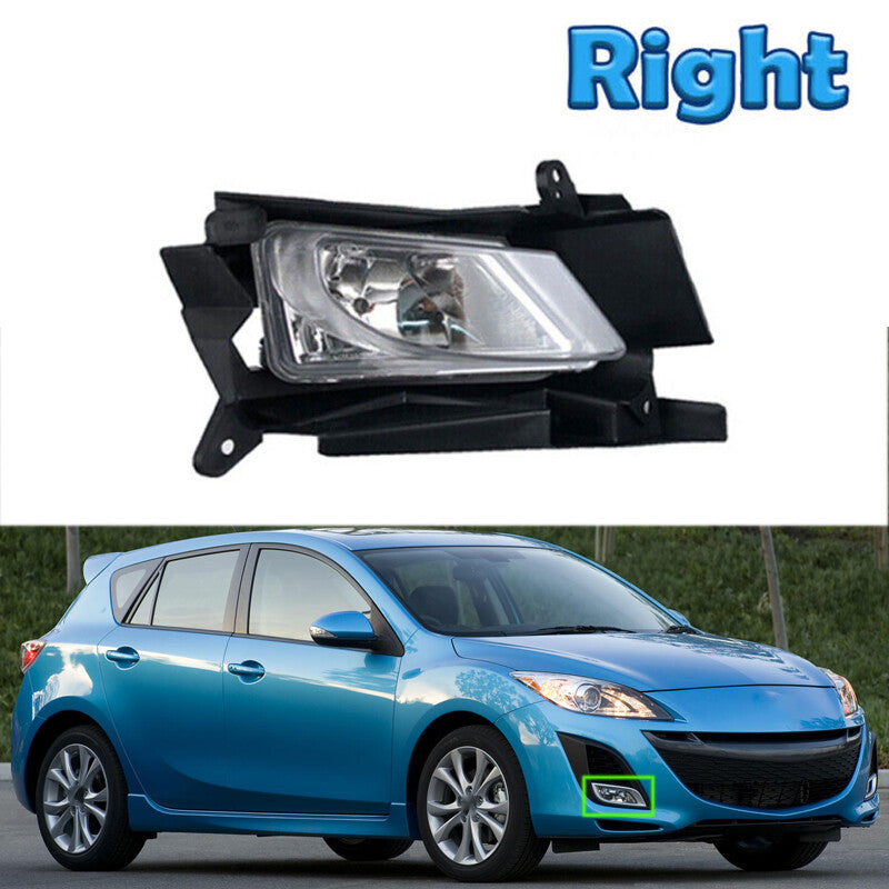 Front Bumper Fog Lights Daytime Running Lights Right for Mazda 3 2011-2013
